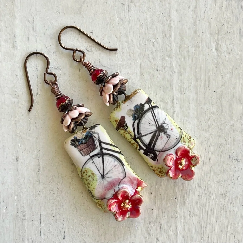 ARTISAN Earrings “Joy Ride” - Dangles - Picture 6 of 11